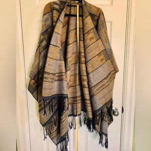 Boho Navajo poncho